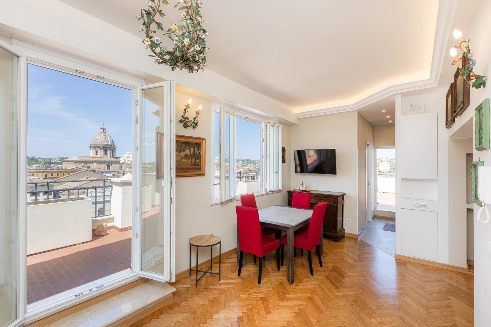 Argentina Penthouse By Rental In Rome Roma Exterior foto