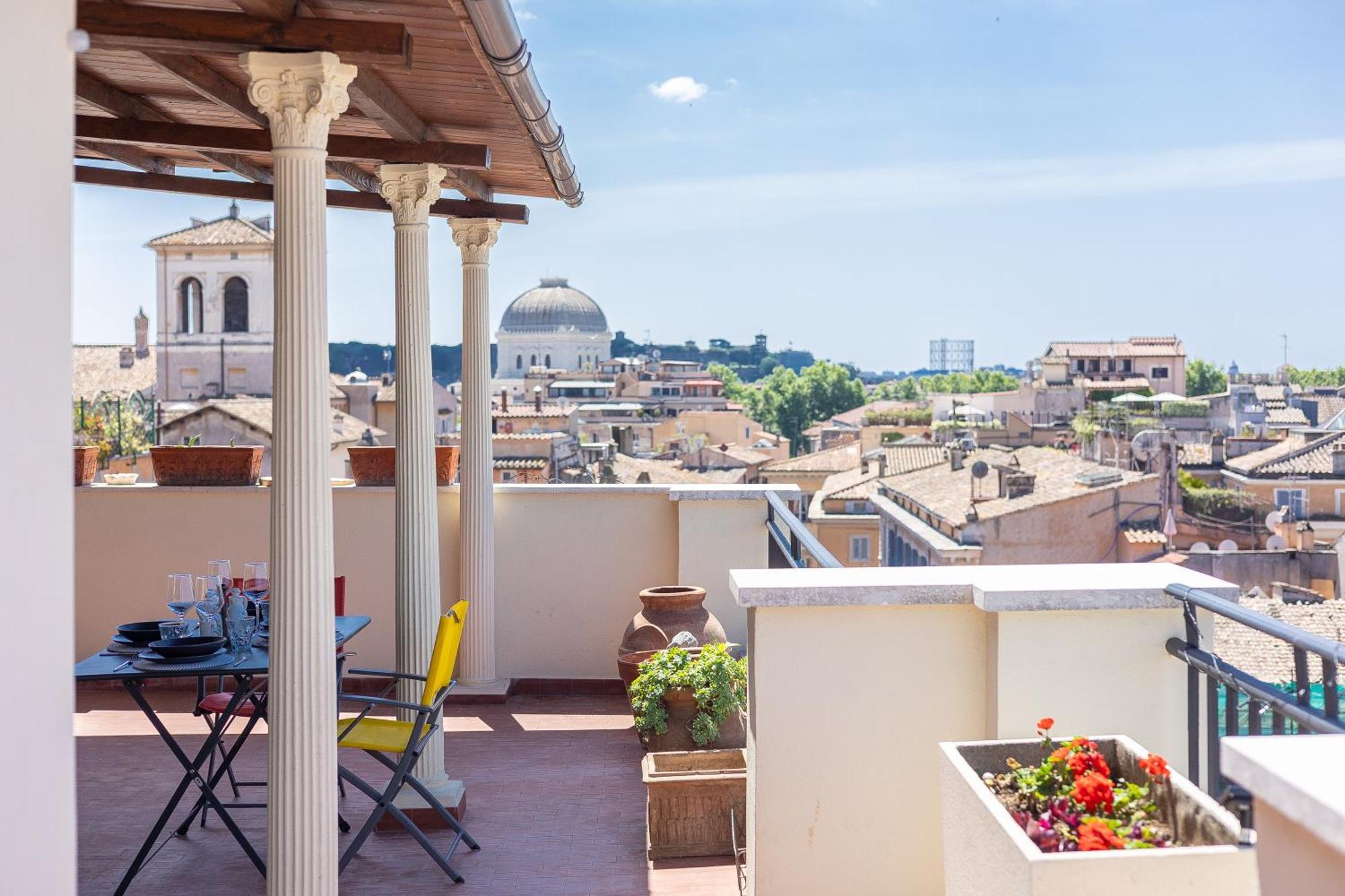 Argentina Penthouse By Rental In Rome Roma Exterior foto