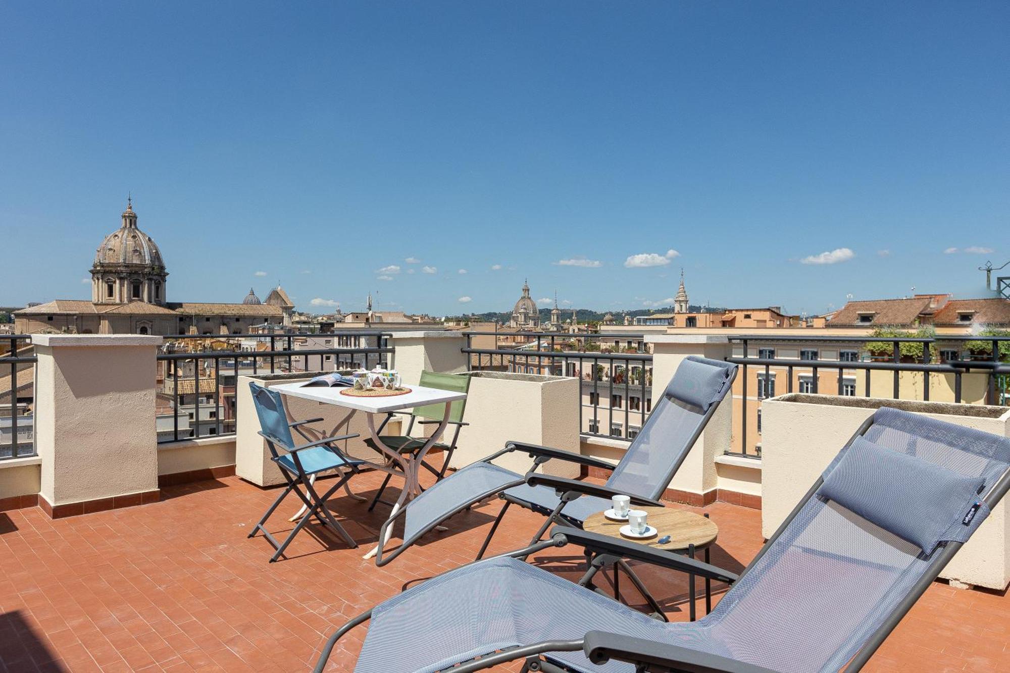 Argentina Penthouse By Rental In Rome Roma Exterior foto