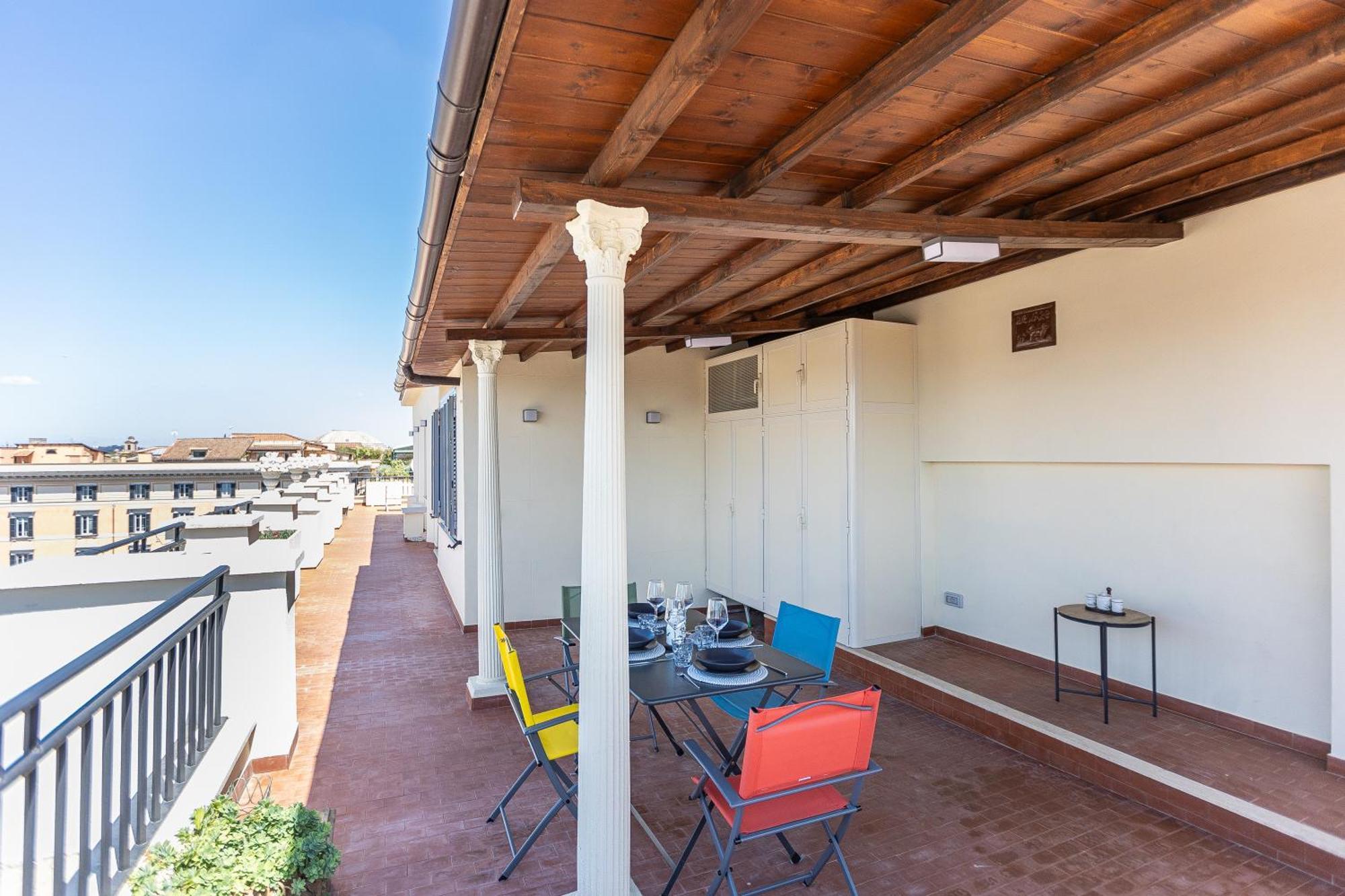 Argentina Penthouse By Rental In Rome Roma Exterior foto