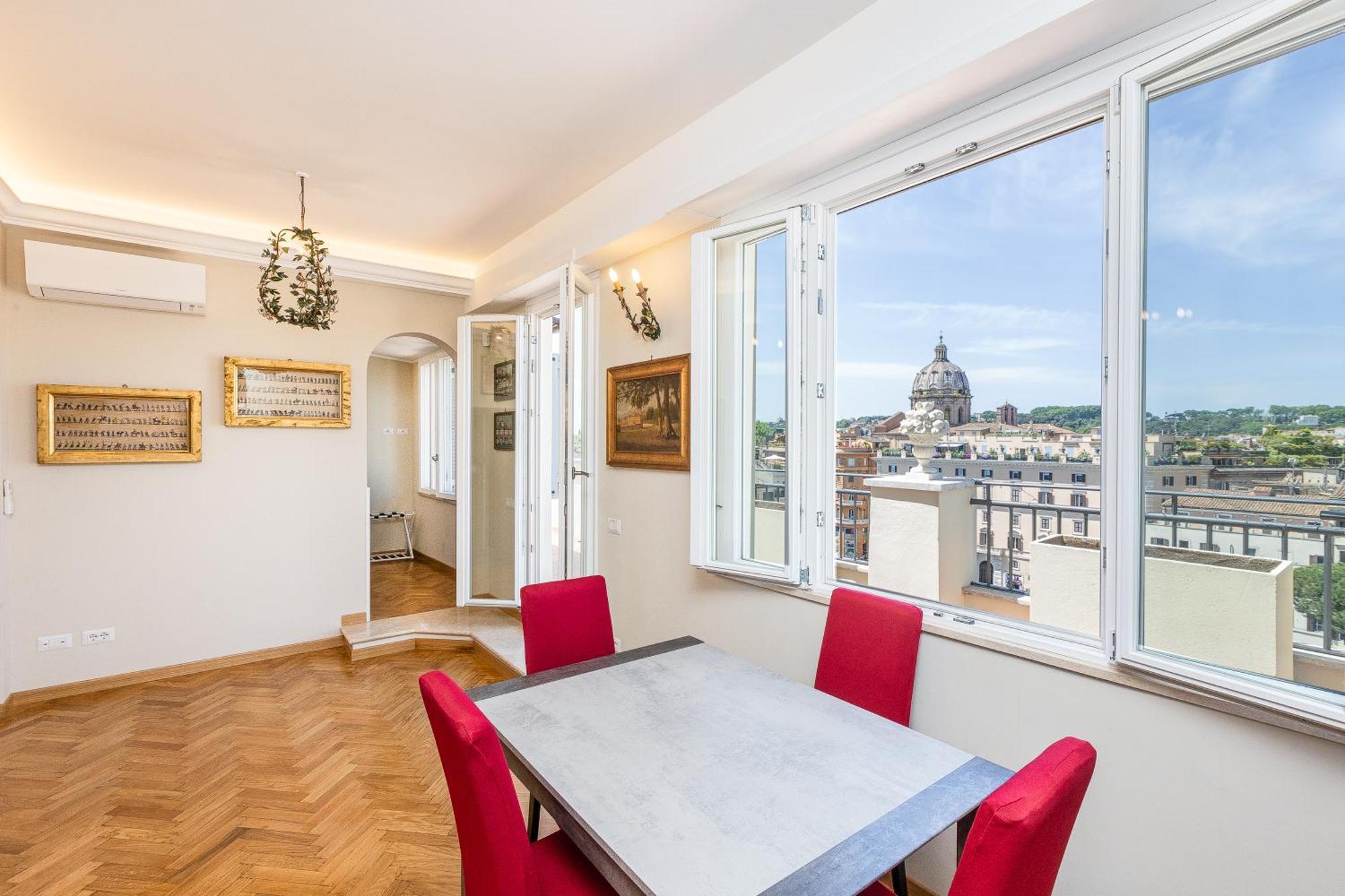 Argentina Penthouse By Rental In Rome Roma Exterior foto