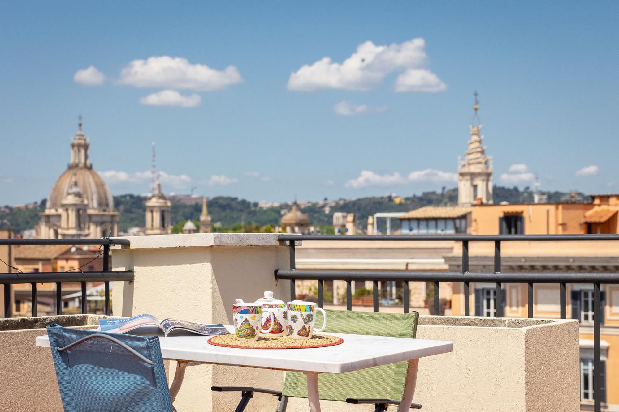 Argentina Penthouse By Rental In Rome Roma Exterior foto