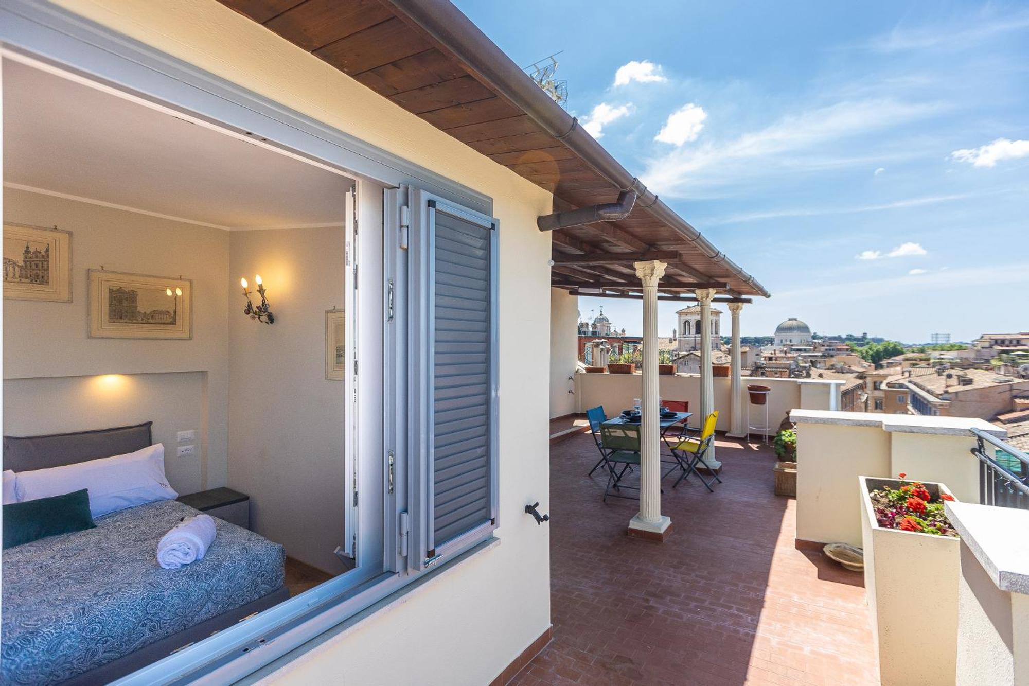 Argentina Penthouse By Rental In Rome Roma Exterior foto