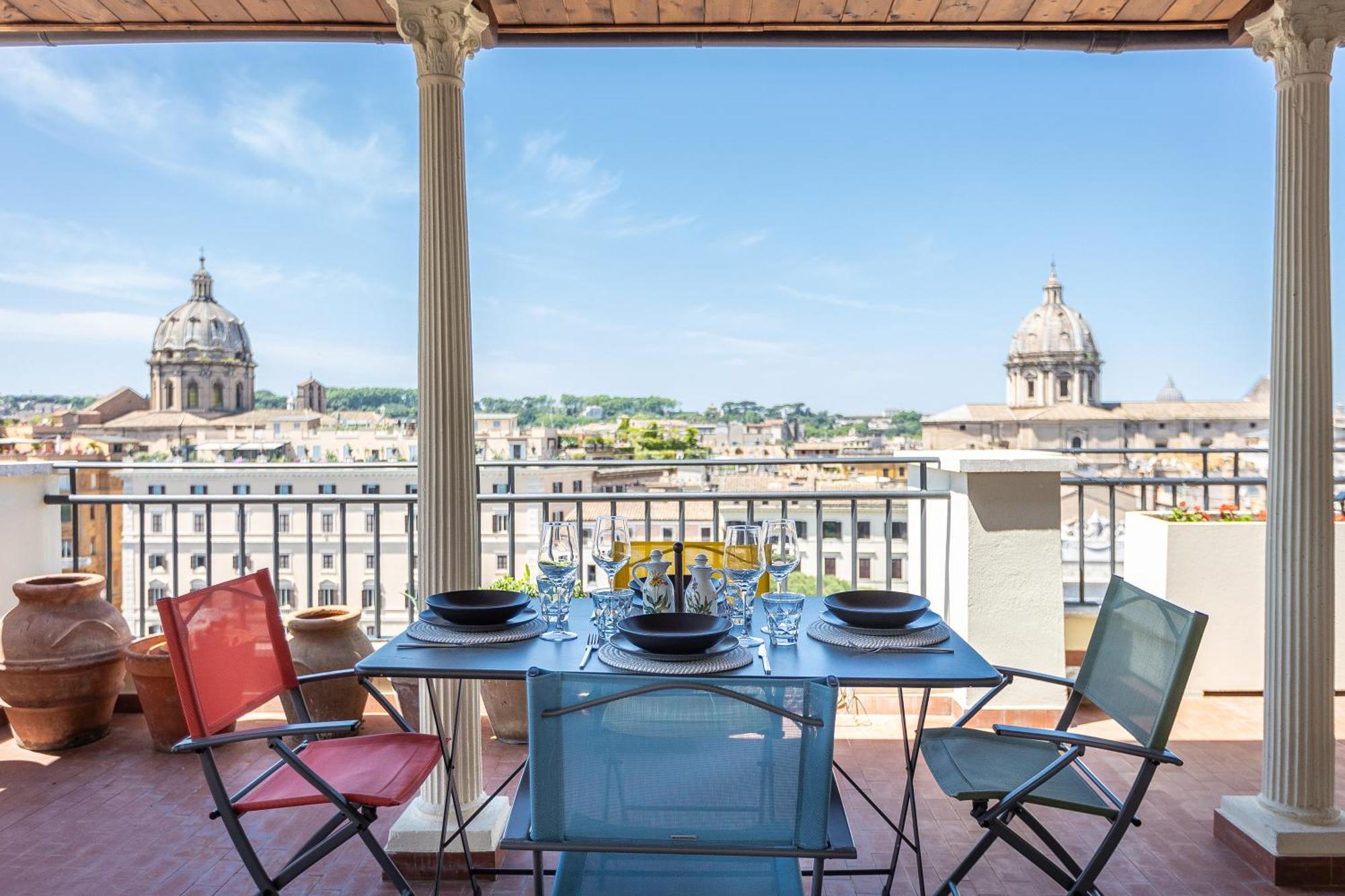 Argentina Penthouse By Rental In Rome Roma Exterior foto